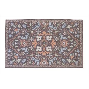 キリム調のアンティークなラグ 130×190cm 北欧 ナチュラル センターラグ 敷物 リビング