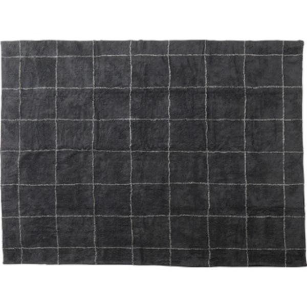 インド綿のシンプルなラグ 170×230cm 北欧 ナチュラル 北欧モダン センターラグ 敷物 リビ...