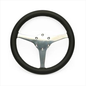 モトリタ レーシング ステアリングホイール 12インチ ブラックレザー 
