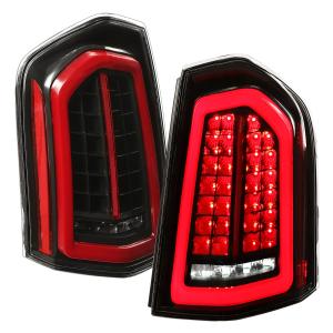 クライスラー 300 300C 前期 オールスモーク リア フル LED ファイバー
