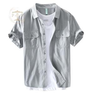 シャツ メンズ メンズシャツ 半袖シャツ メンズ カジュアルシャツ 白シャツ 夏服 メンズ｜dayday-shop