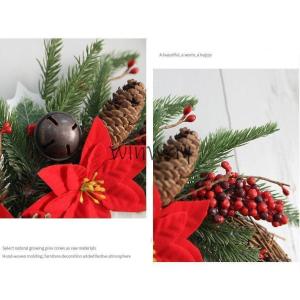 クリスマスリース クリスマス飾り 30CM オ...の詳細画像4