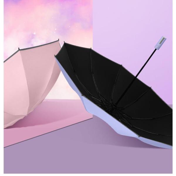日傘 折りたたみ 完全遮光 自動開閉 4段階 超軽量 遮光 断熱 折り畳み傘 晴雨兼用 uvカット ...