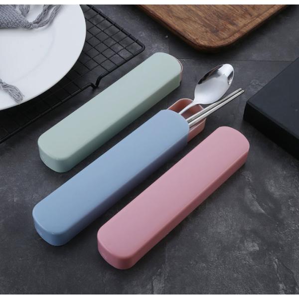 会社ランチ フォーク スプーン 箸 カトラリーセット セット 携帯用 3本セット おしゃれ ステンレ...