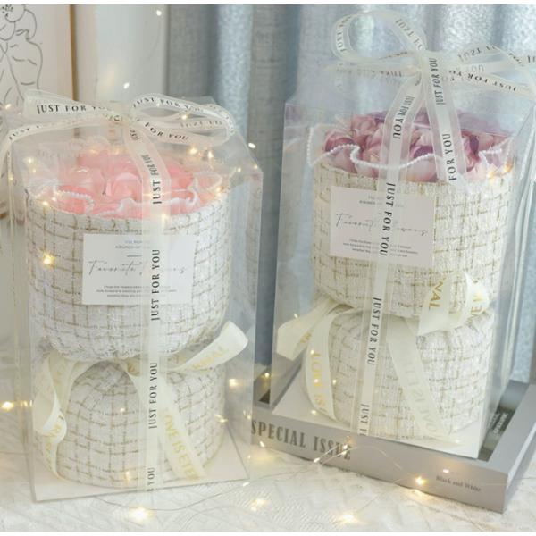 ソープフラワー 花束 ブーケ バラ 造花 アレンジメント 薔薇 誕生日 父の日プレゼント 発表会 彼...