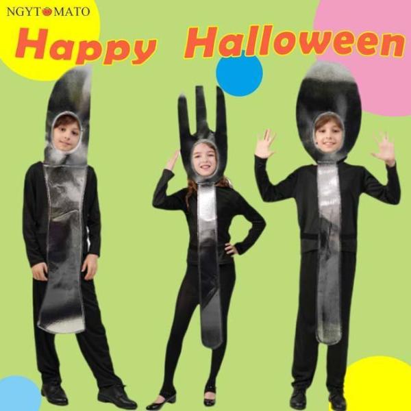 面白い カトラリーセット スプーン ナイフ フォーク 子供用 コスチューム 新年会 学園祭 演出服 ...