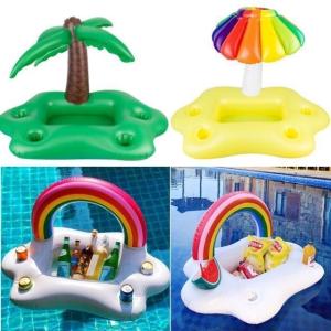 浮き輪 ドリンクホルダー アイス プレート トレー 浮輪 フロート うきわ マット ブールグッズ ビーチグッズ おしゃれ かわいい pop グッズ