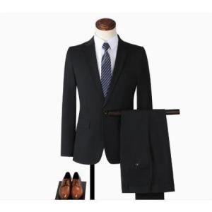 ビジネススーツ メンズ フォーマルスーツ 礼服 ブラックフォーマル セットアップ 秋夏  法事 パー...