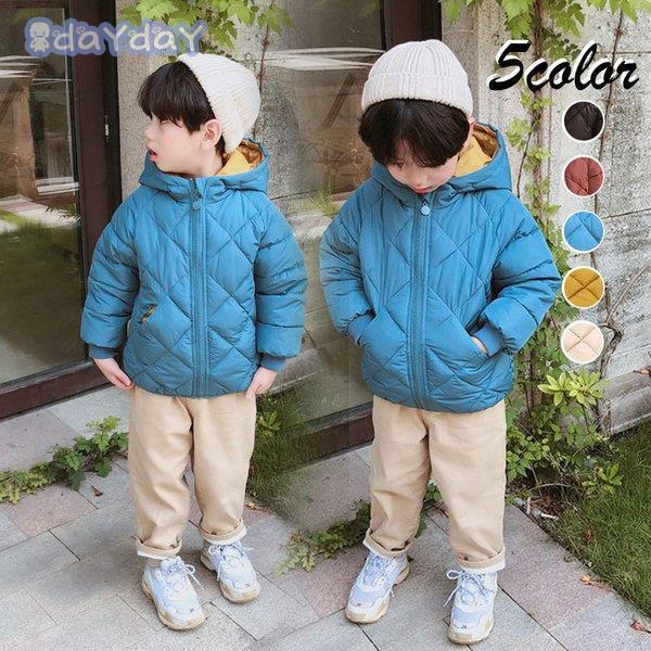 中綿ジャケット 子供服 キッズ コート 男の子 女の子 秋冬 中綿コート アウター 裏ボア ジャンパ...
