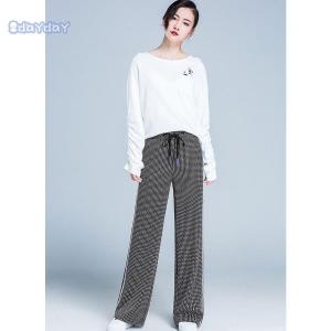 ガウチョパンツ レディース ロング丈 ワイドパ...の詳細画像1
