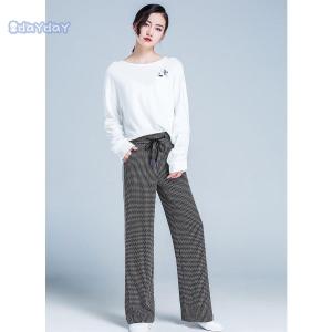 ガウチョパンツ レディース ロング丈 ワイドパ...の詳細画像5