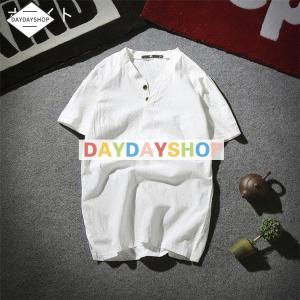 Tシャツ メンズ トップス  Vネック 半袖Tシャツ  夏 無地  カジュアル シャツ  新作｜dayday-shop