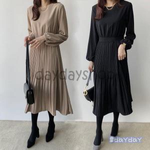 プリーツワンピース 韓国の商品一覧 通販 Yahoo ショッピング