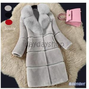 フフェイクファーコート ファーコート レデイース