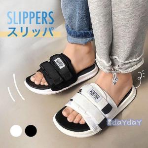 スリッパサンダル メンズ サンダル おしゃれ フラットソール 疲れにくい シンプル ぺたんこ シンプル お洒落 可愛い 楽々 靴 シューズ 夏新作