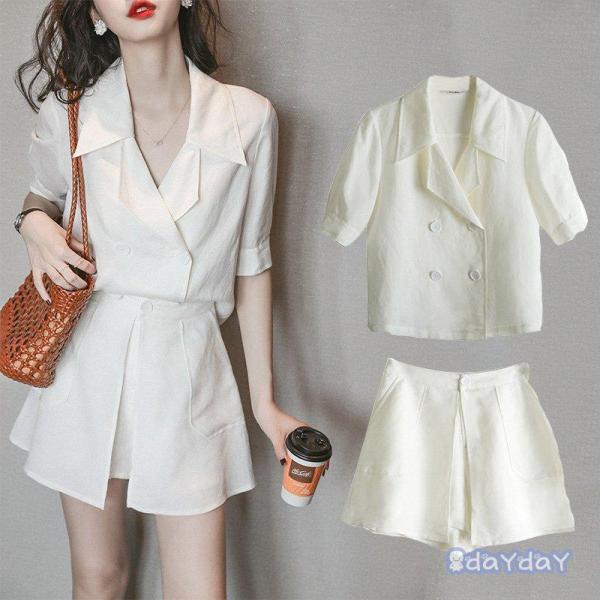 オフィス 事務服 制服 スーツ レディース 半ズボン おしゃれ2点セット仕事通勤大きいサイズジャケッ...