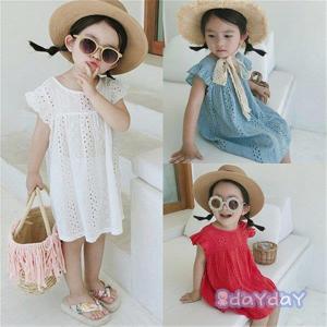 子供服 ワンピース キッズ 女の子 夏服 半袖ワンピース フレア 子ども服 ベビー服 子供ドレス 結婚式 誕生日 七五三 赤ちゃん お姫様 おしゃれ 可愛い 新品