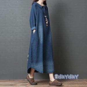 デニムワンピース コーデ 40代の商品一覧 通販 Yahoo ショッピング