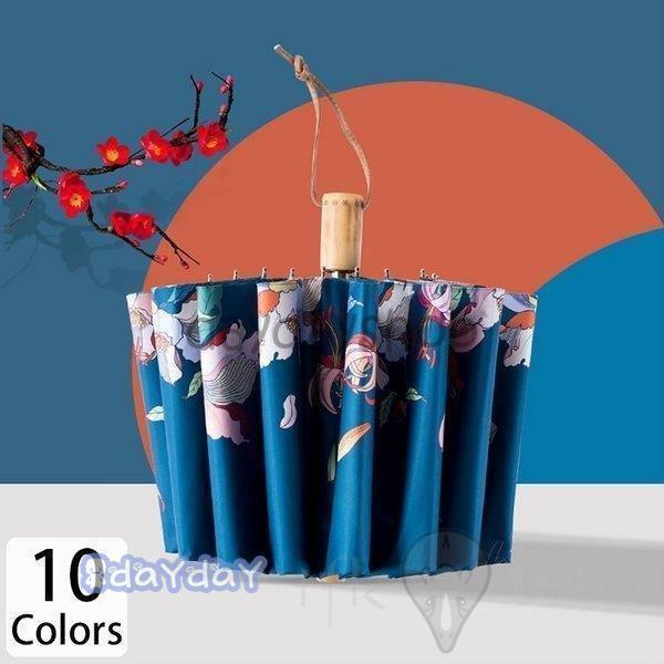 傘 レディース 可愛い 晴雨兼用 耐風 折りたたみ傘 折り畳み傘 ジャンプ おしゃれ 軽量 花柄 竹...