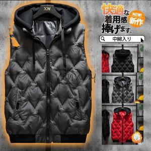 超美品】パーリーゲイツ ダウンベスト ネイビー ボーダー地模様 メンズ