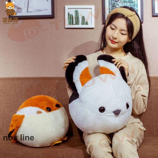 ふくふくシマエナガ BIG シマちゃん 25*30cm 30*40cm 2カラー、2サイズ