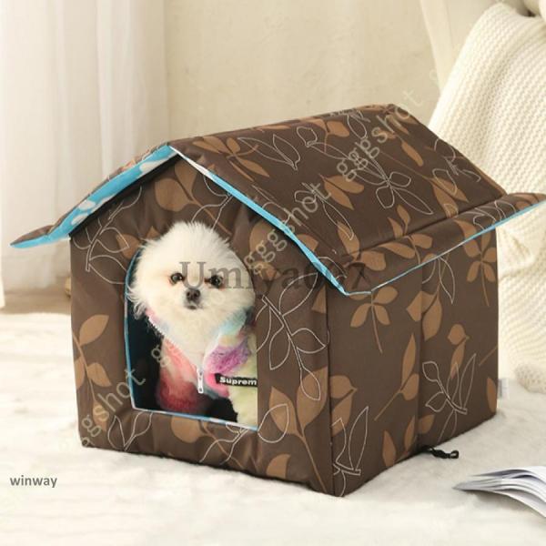 屋外 ペットハウス 防寒巣 シェルター 屋根付き 冬 暖かい 防雨キャットハウス 屋外用 外猫ハウス...