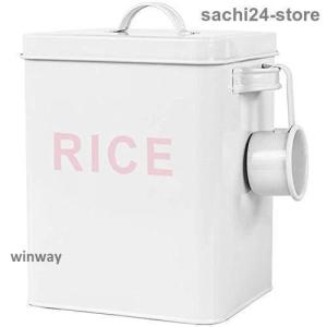 ホーロー ストッカー/大型保存容器/ RICE缶/ Bread缶 ホーロー ライスストッカー 米びつ 8kg フラワー柄 ライス缶 キッチン