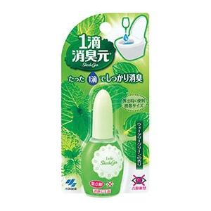 小林製薬　1滴消臭元 消臭芳香剤 トイレ用 ウォータリーグリーン 20ml (約640滴分)