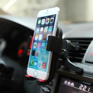 カー　車用　iPhone スマートフォン スタンド 車載ホルダー エアコン吹き出し口取付　360度回転可能｜daydayup