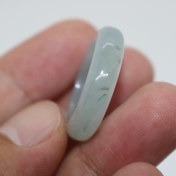 男女兼用　20号　19号　18号　指輪 リング ミャンマー天然翡翠　ジェイダイト　ヒスイ　A貨　天然...