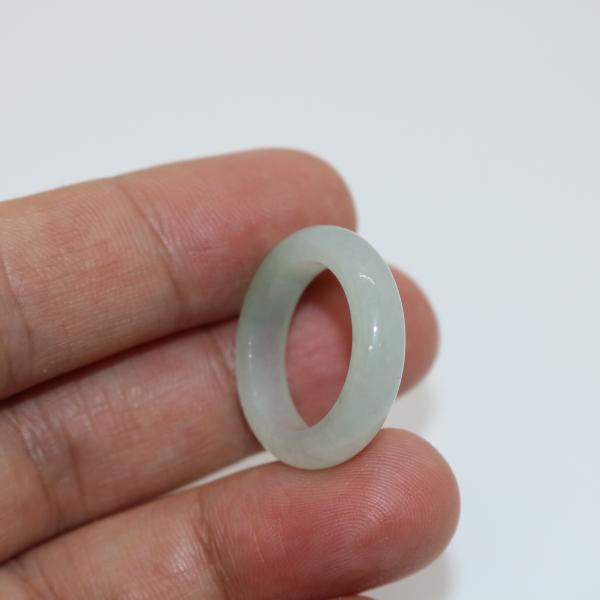 13号　14号　指輪 リング ミャンマー天然翡翠　ジェイダイト　ヒスイ　A貨　天然石　 送料無料