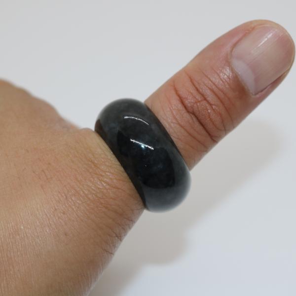 27号　28号　親指　指輪 リング ミャンマー天然翡翠　ジェイダイト　ヒスイ　A貨　天然石　 送料無...