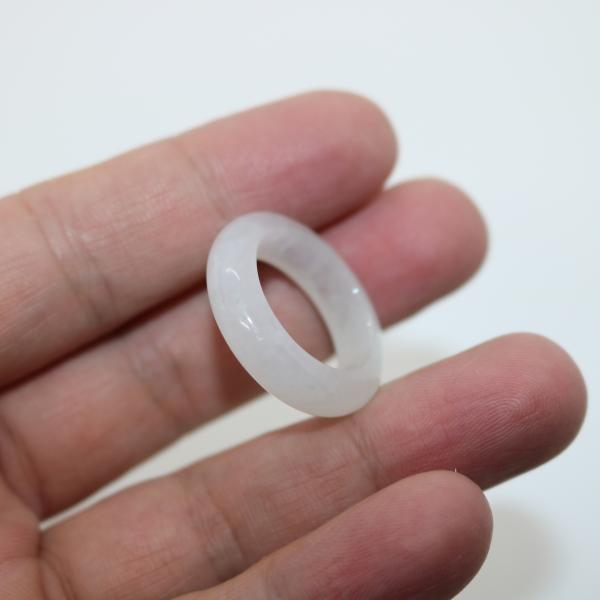 16/17号 指輪 くりぬきリング ミャンマー天然翡翠 ジェイダイト ヒスイ A貨 天然石 送料無料