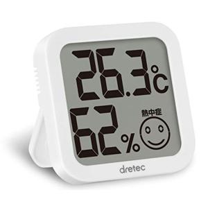 dretec(ドリテック) 温湿度計 デジタル 温度計 湿度計 大画面 コンパクト O-271WT(ホワイト)｜daydreamtokyo
