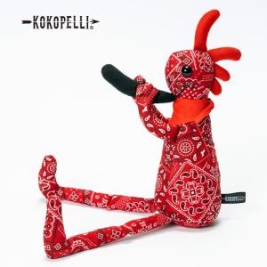 ココペリ人形 KOKOPELLI BANDANNA RED Mサイズ｜days-camp