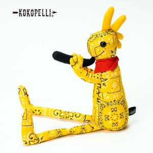 ココペリ人形 KOKOPELLI BANDANNA YELLOW Mサイズ｜days-camp