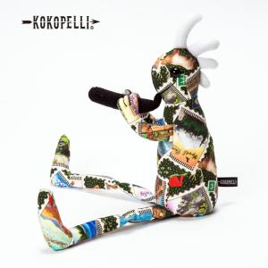 ココペリ人形 KOKOPELLI USA Fabric 01 Mサイズ｜days-camp