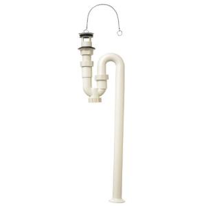 SANEI 洗面排水栓付Sトラップ オーバーフロー用 パイプ径32mm 樹脂製 PH778-32