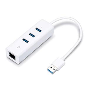 TP-Link USB3.0対応 Giga 有線LANアダプタ * USB3.0 ハブ 3ポート プラグ&プレイ UE330｜days-of-magic