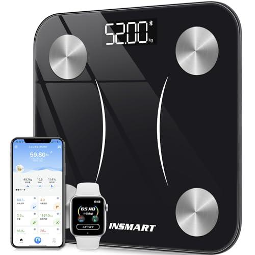 体重計 INSMART 体脂肪計・体組成計 13項目測定可能 スマホ連動 人気 Bluetooth対...