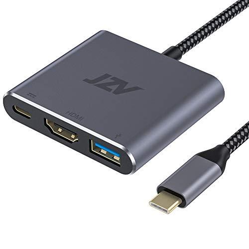 USB C to HDMIアダプター JZVデジタルAVマルチポートアダプター USB 3.1 Ty...