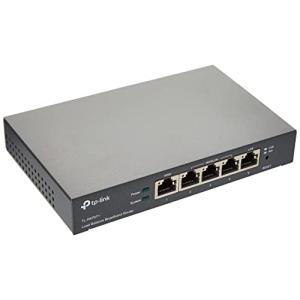TP-Link 有線ルーター 10/100Mbps 5ポート 3ポートWAN/LAN ロードバランサ― 5年保証 TL-R470T*