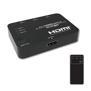 DAIAD HDMI 切替器 3入力1出力 4K 60Hz HDR10 18Gbps HDCP2.2 HDMI セレクター スイッチャー 軽量 60g 本体ボタン リモコン切替 PS5 Xbox PC Dolby Vision HLG 3｜days-of-magic