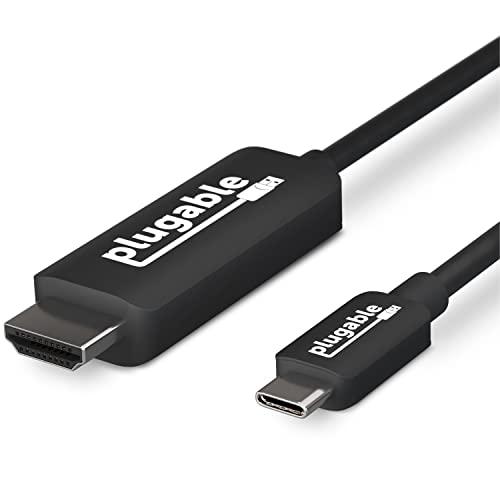 Plugable USB-C - HDMI 変換ケーブル 1.8m 4K@60Hz 対応 Displ...