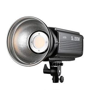 Godox SL-200W ビデオライト LEDスタジオライト 5600*300K リモコン付き Bowensマウント スタジオ撮影｜days-of-magic
