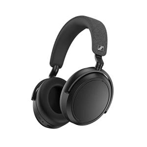 ゼンハイザー(Sennheiser) ワイヤレスヘッドホン bluetooth MOMENTUM 4 Wireless ブラック 高性能ドライバー ノイズキャンセリング 60時間再生 タッチパネル 低