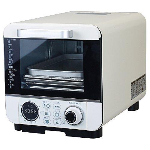 ドウシシャ オーブントースター 焼き芋調理 油不使用で揚げ物 温度調節機能付 コンパクトタイプ 10...