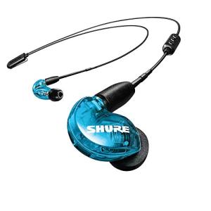 SHURE ワイヤレスイヤホン BT2シリーズ SE215SPE-B*BT2-A トランスルーセントブルー : マイク・リモコン付 SE215SPE-B*BT2-A 国内正規品/メーカー保証2年｜days-of-magic