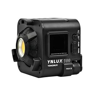 100W 3200K-5600K 調光可能 コンパクト LEDビデオライト COB写真フィルライト12照明効果 ボーエンスマウント 屋外 ポートレート Vlog ライブストリーミング ビデ