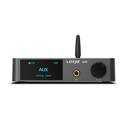 LOXJIE A30 パワーアンプ HI-FI ステレオ デジタルアンプ DAC ヘッドホンアンプ ...